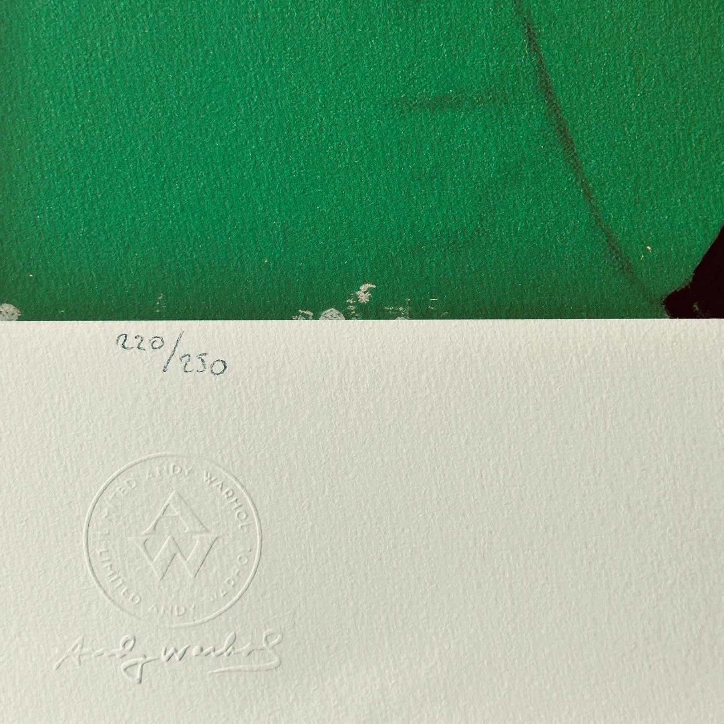 Genummerde editie ANDY WARHOL Mao Gesigneerd - Certificaat - Leo Castelli - Pop art -- lithograph