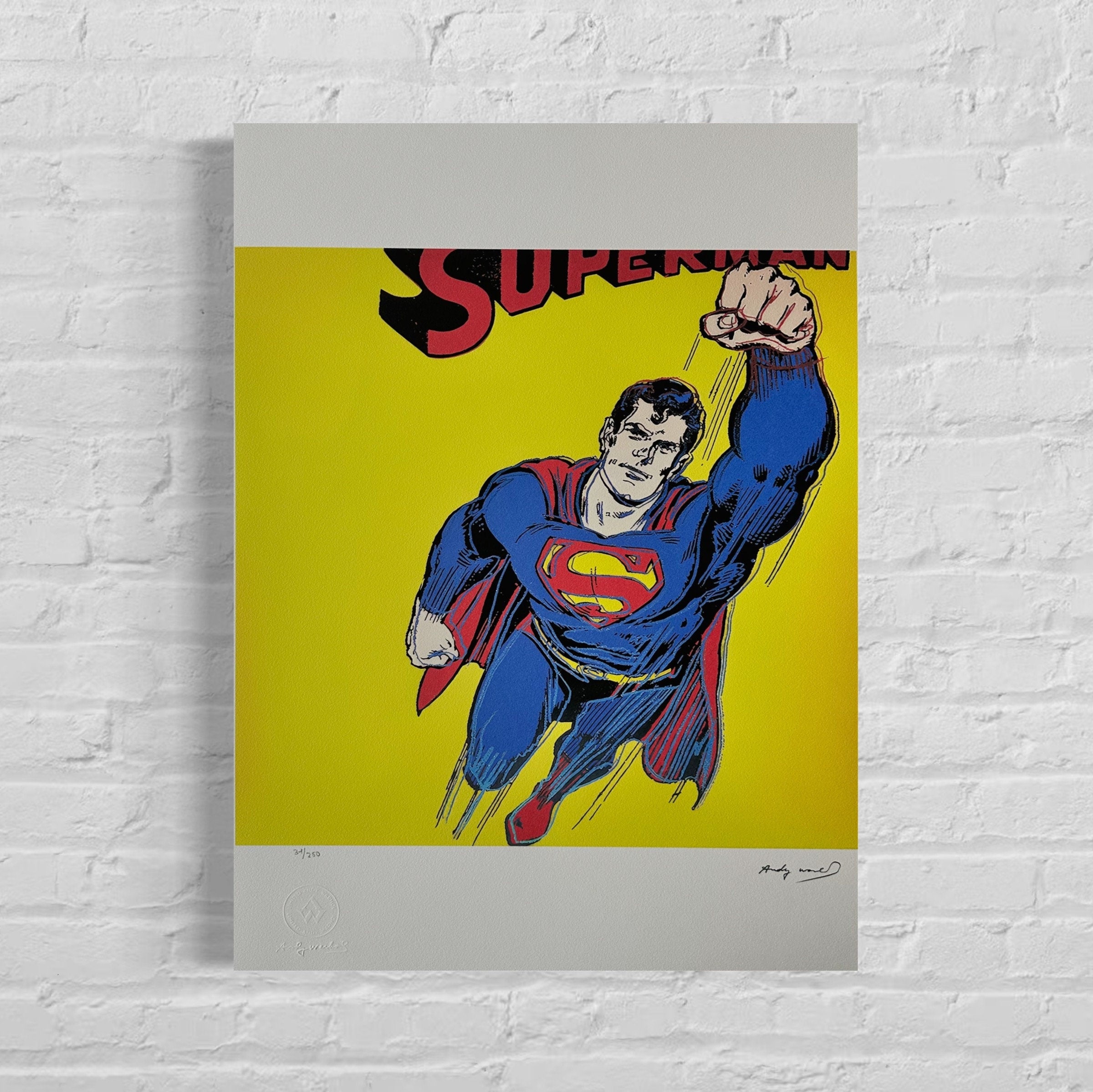 Andy warhol Superman