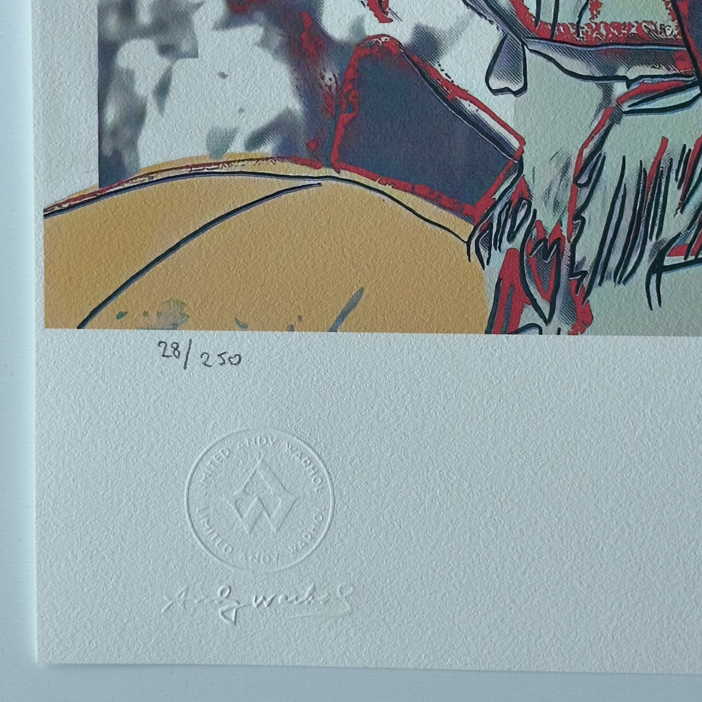 ANDY WARHOL War bonnet indian