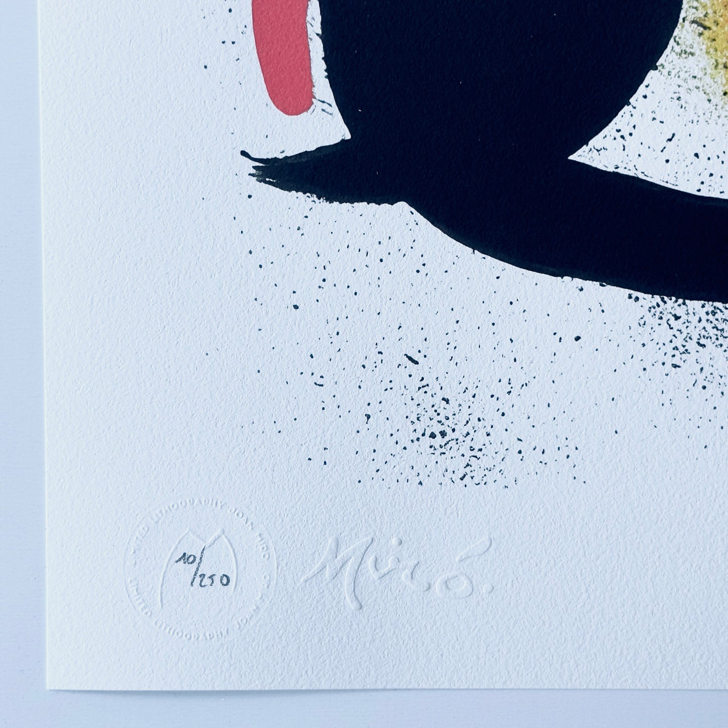 Genummerde editie Joan Miró, Abstract prachtige levendige kleuren - Gesigneerd - Certificaat - limited Barcelona Espana -