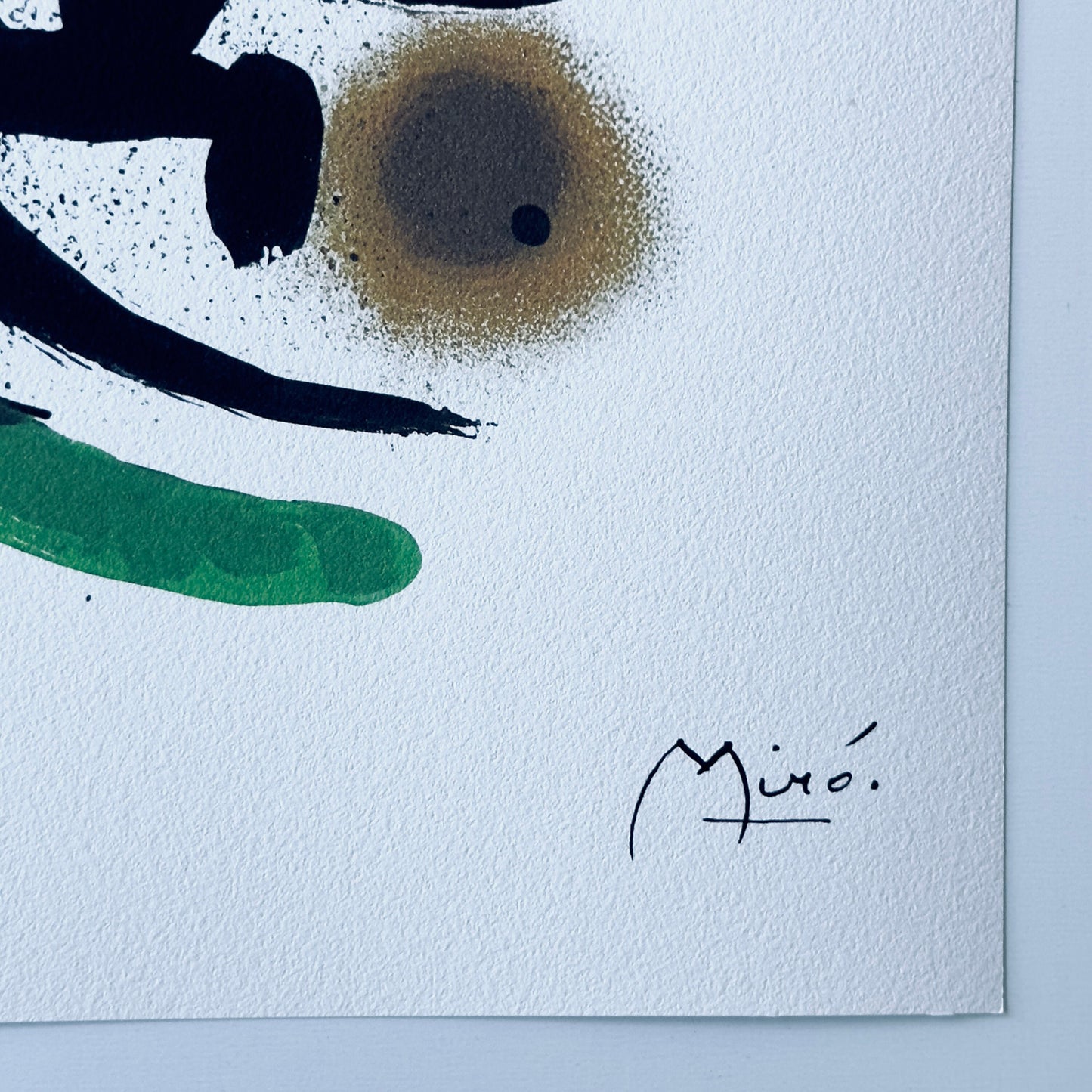 Genummerde editie Joan Miró, Abstract prachtige levendige kleuren - Gesigneerd - Certificaat - limited Barcelona Espana -
