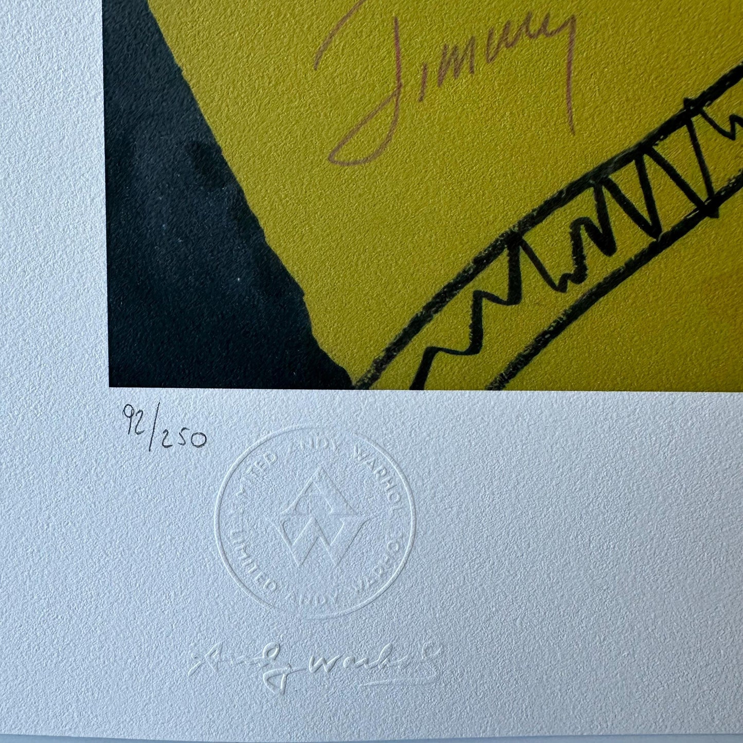 ANDY WARHOL Jimmy carter