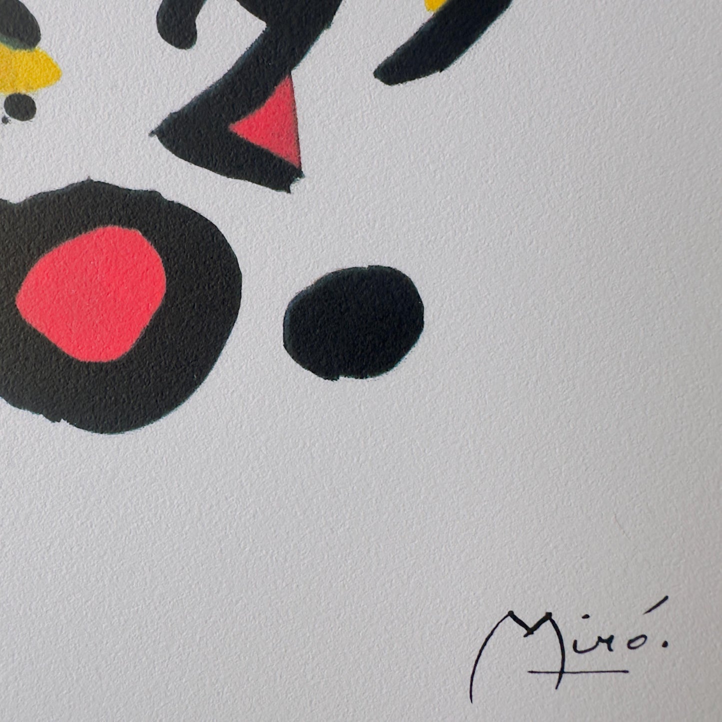 Genummerde editie Joan Miró, Abstract prachtige levendige kleuren - Gesigneerd - Certificaat - limited Barcelona Espana -