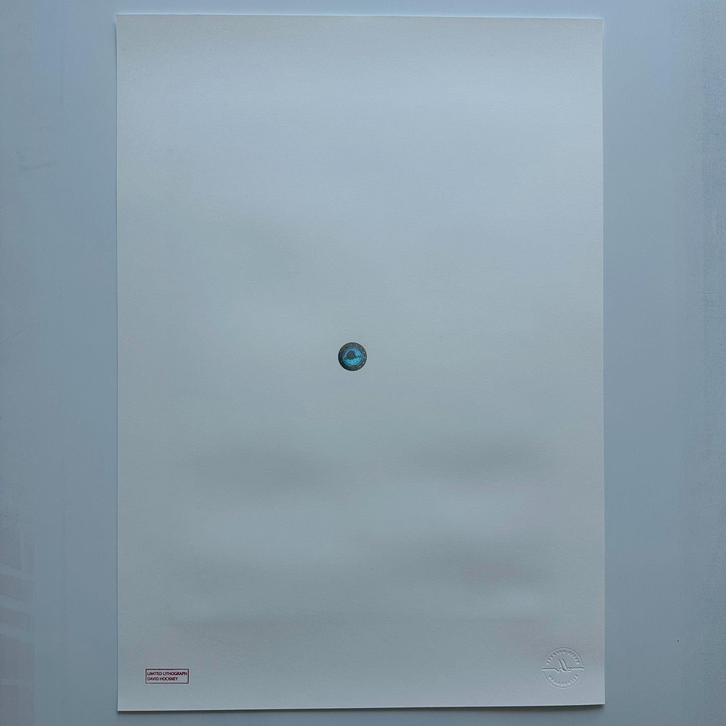 Genummerde editie DAVID HOCKNEY - Bos met 4 bomen - Certificaat - Limited lithografie - muurdecoratie - after