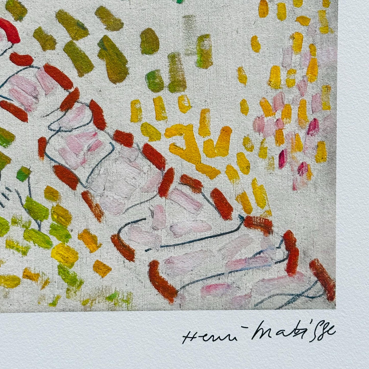 Genummerde editie HENRI MATISSE "Oliviers à collioure" Gesigneerd - Certificaat - Limited lithografie - Franse kunstenaar - after