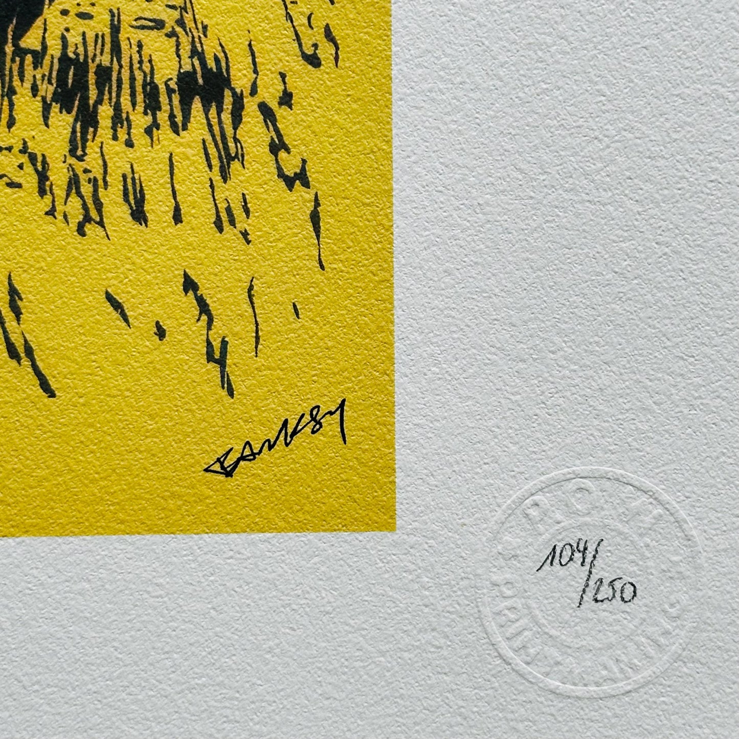 Genummerde editie BANKSY Trolleys - Gesigneerd - certificaat - Wall Art, Grafitti Art, Lithograph, Stencil Art