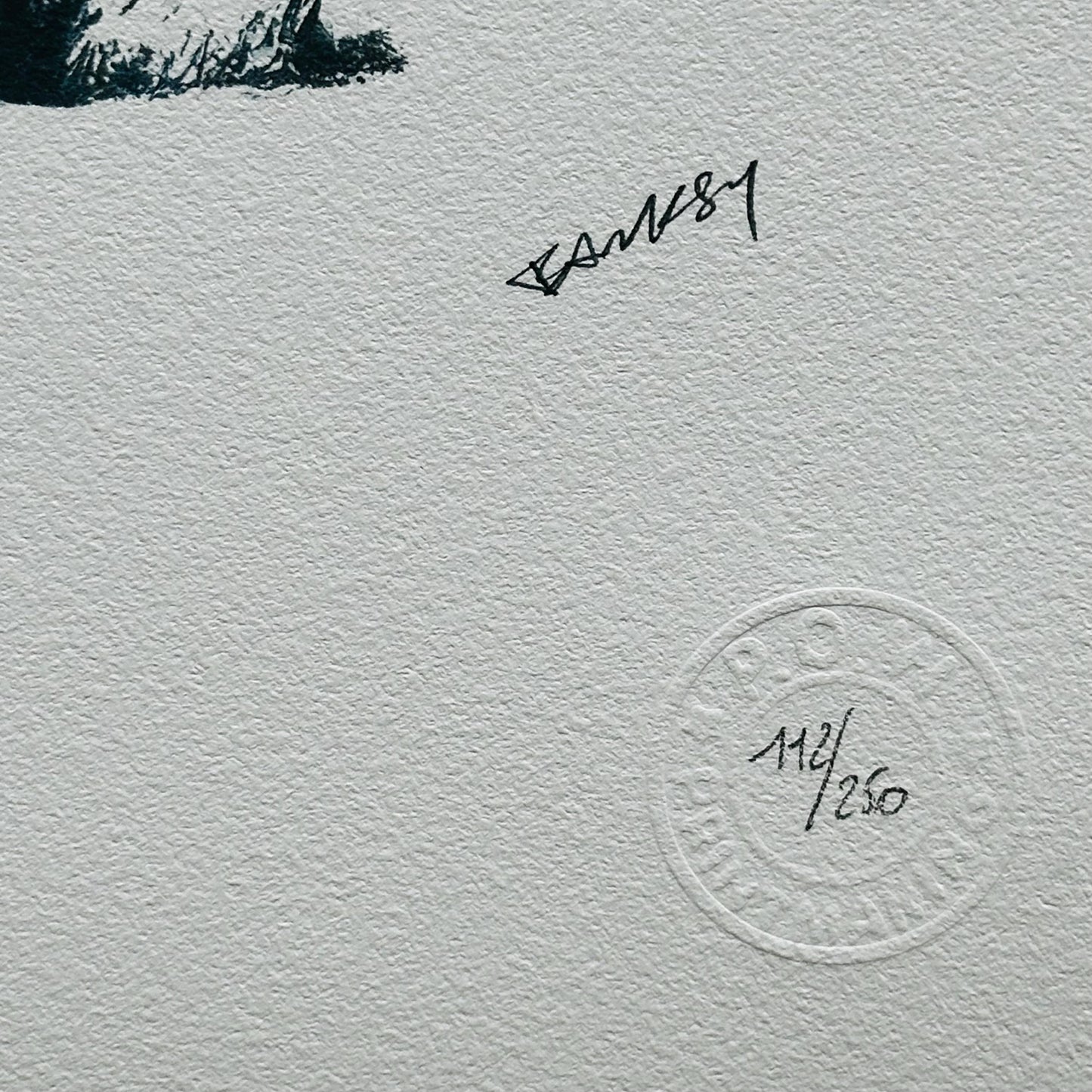 Genummerde editie BANKSY Stop and search - Gesigneerd - certificaat - Wall Art, Grafitti Art, Lithograph, Stencil Art