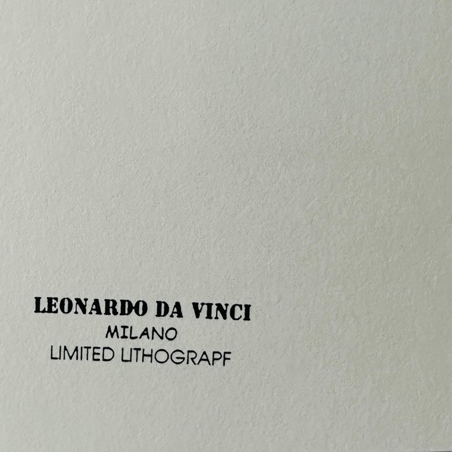 Genummerde editie LEONARDO DA VINCI "Mona Lisa" Gesigneerd - Certificaat - Limited lithografie - Italiaanse kunstenaar - after