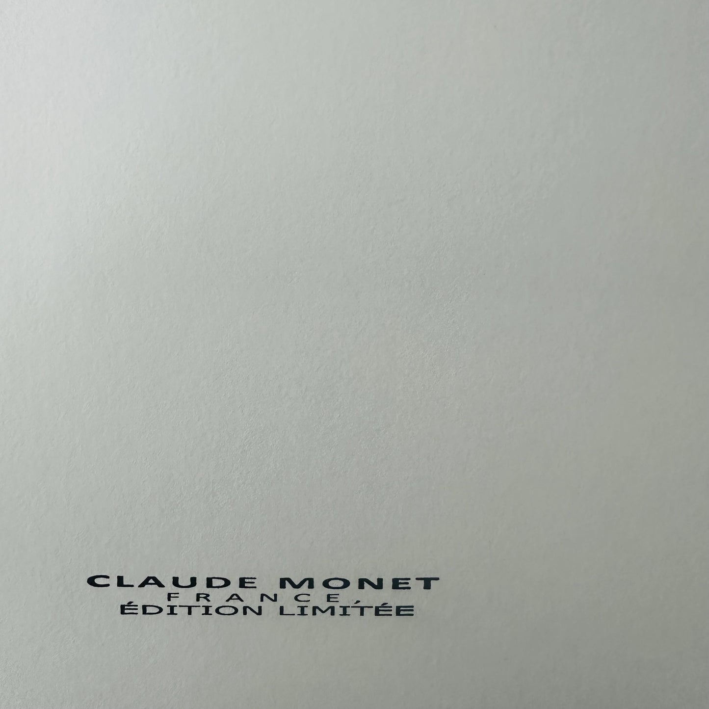 Genummerde editie Claude Monet," le pie " sneeuw landschap - Certificaat - kunstdecoratie - unieke kunst lithograph after