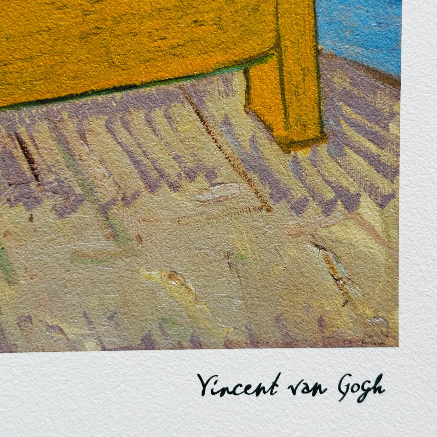 Genummerde editie VINCENT VAN GOGH "De slaapkamer" Gesigneerd - Certificaat - Limited lithografie - Nederlandse kunstenaar - after