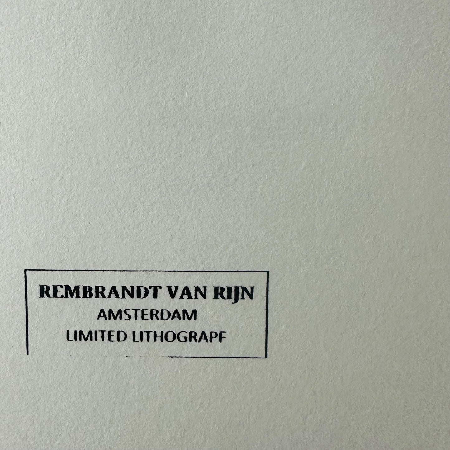 Genummerde editie REMBRANDT VAN RIJN "De nachtwacht" Gesigneerd - Certificaat - Limited lithografie - Nederlandse kunstenaar - after