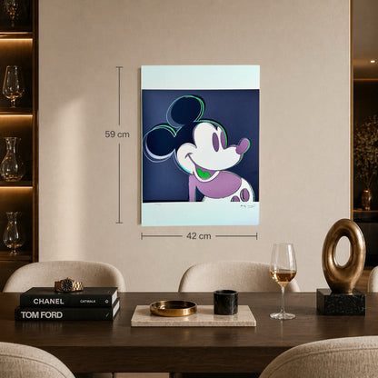 Andy Warhol – ‘Mickey Mouse (Zalm)’ – Gelimiteerde en genummerde editie