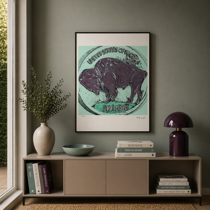 Andy Warhol – ‘Buffalo Nickel (Five Cents)’ – Gelimiteerde en genummerde editie