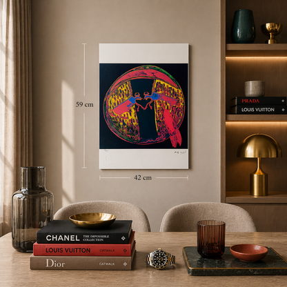Andy Warhol – 'Plains Indian Shield' (FS II-serien, 1986) – Begränsad och numrerad upplaga