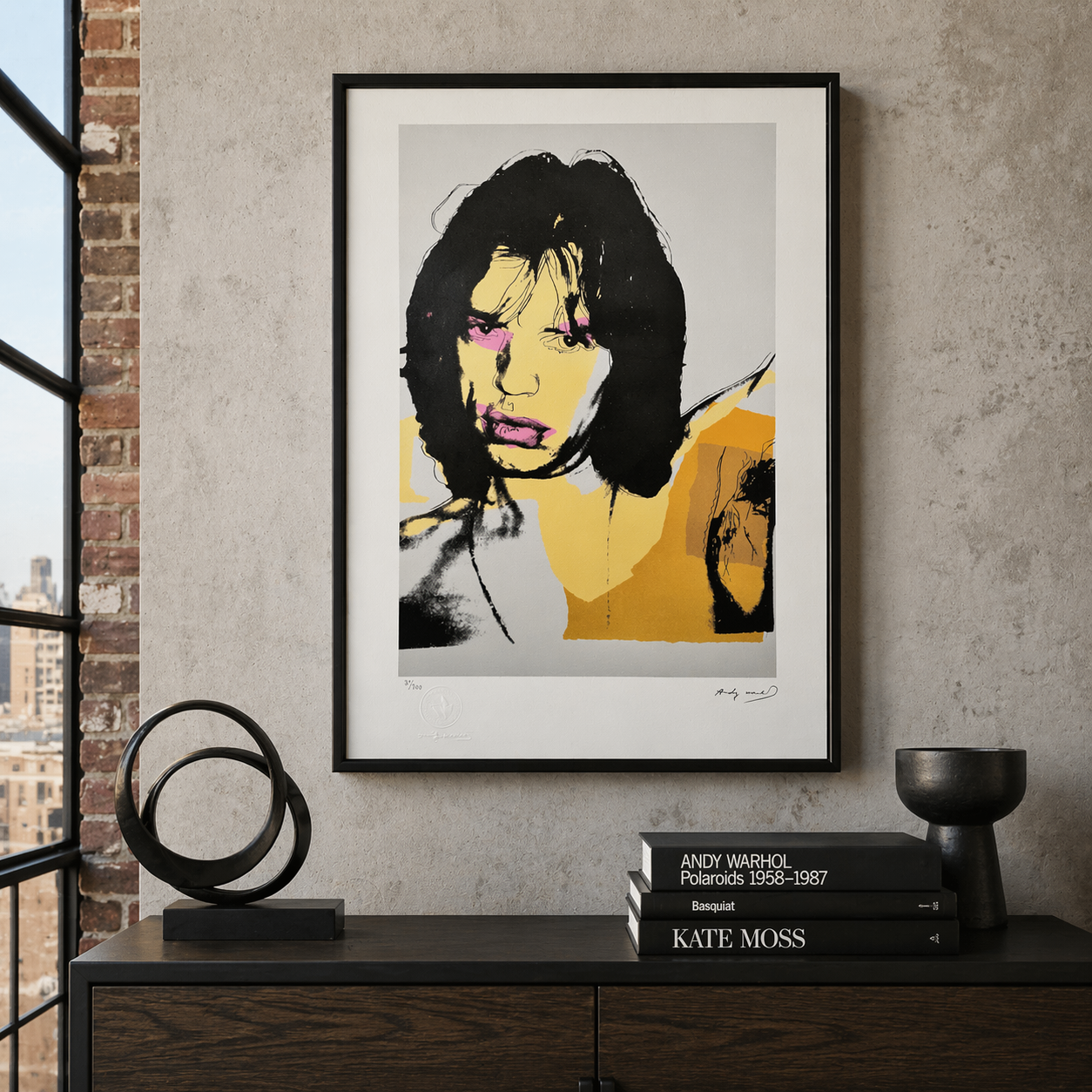 Andy Warhol – 'Mick Jagger' (FS II.141, 1975) – Begrenset og nummerert utgave