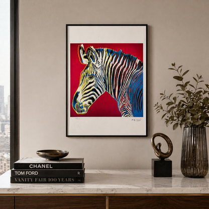 Andy Warhol – 'Zebra (Hayvanlar)' – Sınırlı ve numaralı baskı