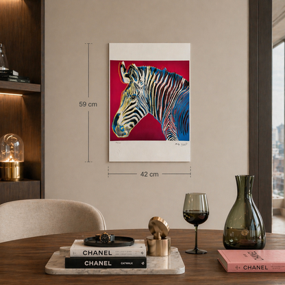 Andy Warhol – 'Zebra (Hayvanlar)' – Sınırlı ve numaralı baskı
