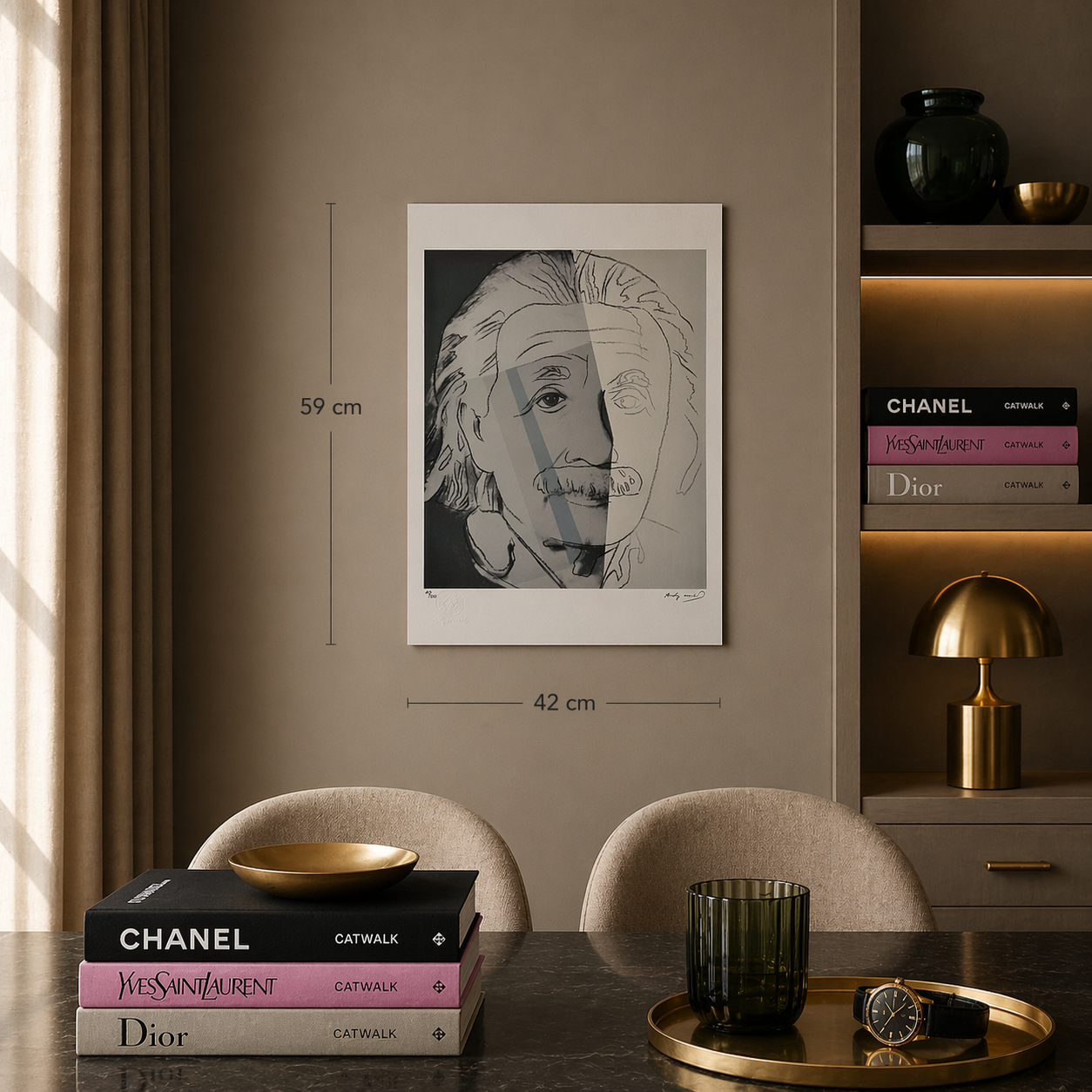 Andy Warhol – ‘Albert Einstein (Jews)’ – Gelimiteerde en genummerde editie