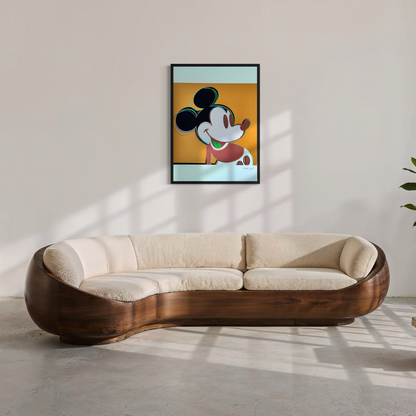 Andy Warhol – ‘Mickey Mouse (Donkergeel)’ – Gelimiteerde en genummerde editie