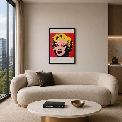 Andy Warhol – 'Marilyn Monroe' (Kırmızı) – Sınırlı ve numaralı baskı