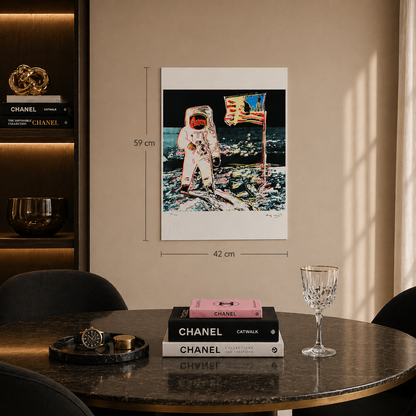 Andy Warhol – ‘Moonwalk ice (Zwart & Wit)’ – Gelimiteerde en genummerde editie