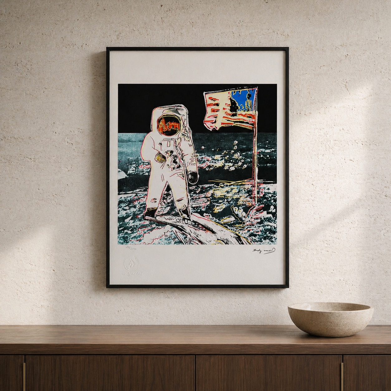 Andy Warhol – ‘Moonwalk ice (Zwart & Wit)’ – Gelimiteerde en genummerde editie
