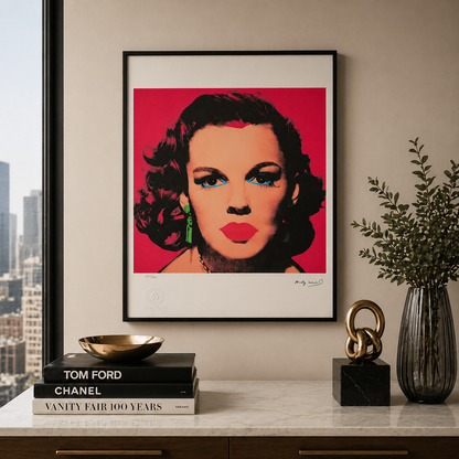 Andy Warhol – 'Judy Garland' – Sınırlı ve numaralı baskı
