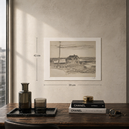 Edward Hopper – ‘House in Landscape’ – Gelimiteerde en genummerde editie