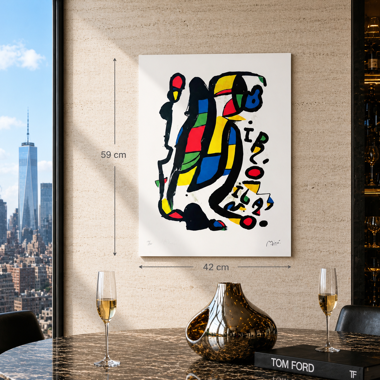 Joan Miró – ‘Sans titre (staande figuur)’ – Gelimiteerde en genummerde editie
