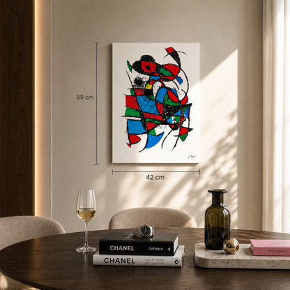 Joan Miró – ‘Sans titre (geometrische kleurcompositie)’ – Gelimiteerde editie