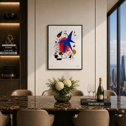 Joan Miró – ‘Sans titre (dynamische kleurcompositie)’ – Gelimiteerde editie