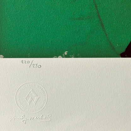 Genummerde editie ANDY WARHOL Mao Gesigneerd - Certificaat - Leo Castelli - Pop art -- lithograph