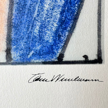 Tom Wesselmann Study for Sunset Nude (Sitting)