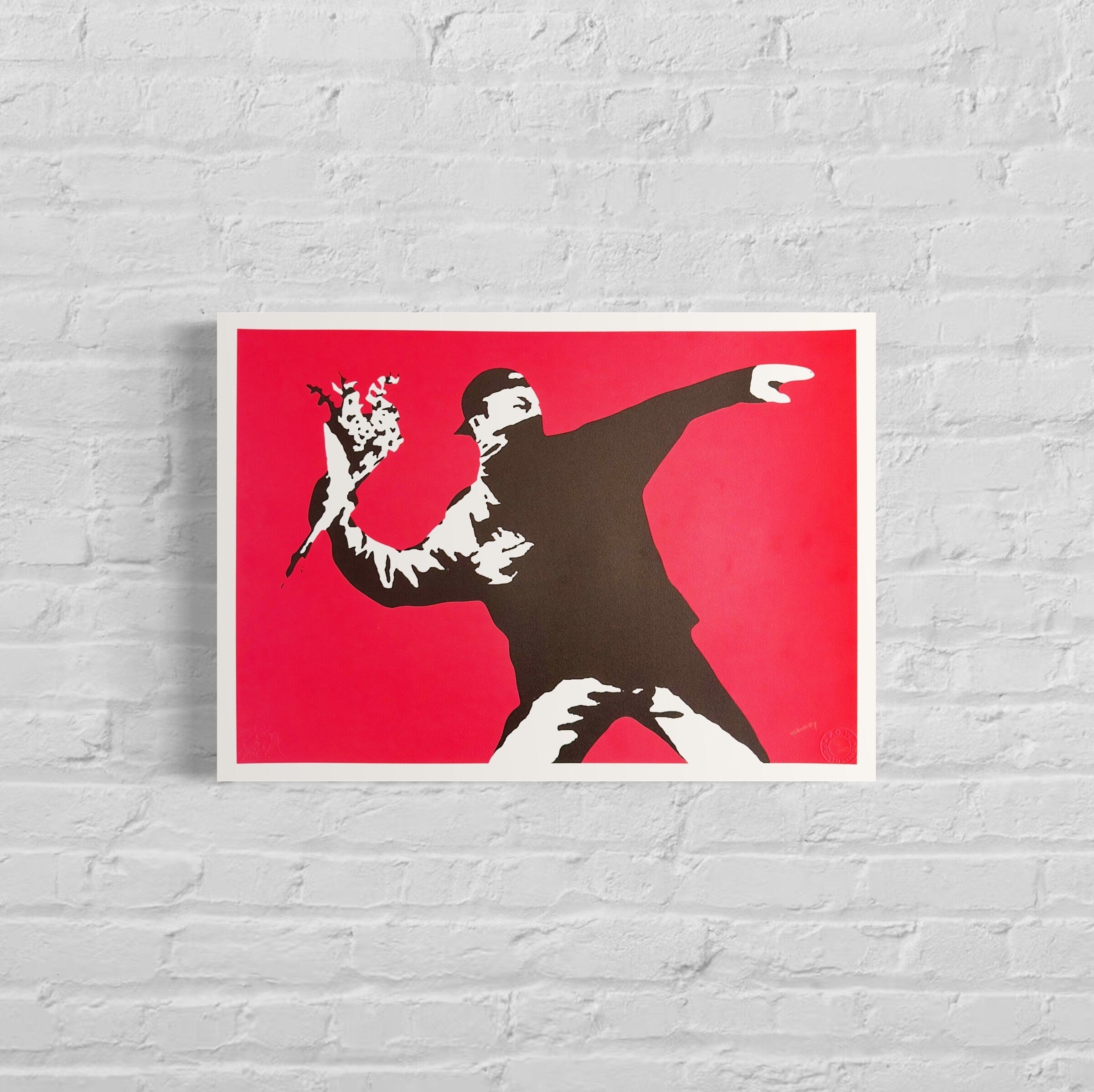 BANKSY Love is In The Air