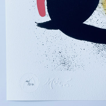Genummerde editie Joan Miró, Abstract prachtige levendige kleuren - Gesigneerd - Certificaat - limited Barcelona Espana -