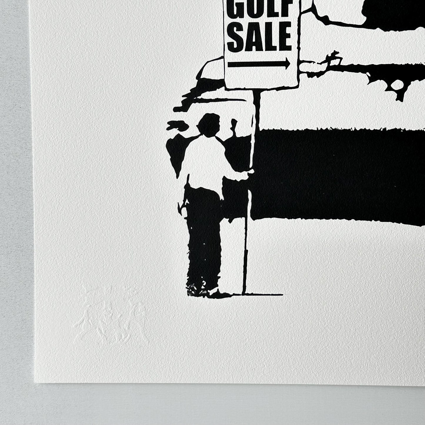 Banksy golf sale