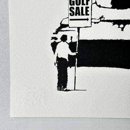 Banksy golf sale