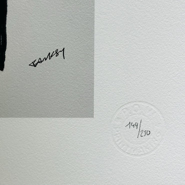 Genummerde editie BANKSY Festival - Gesigneerd - certificaat - Wall Art, Grafitti Art, Lithograph, Stencil Art