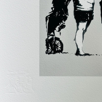 Genummerde editie BANKSY Festival - Gesigneerd - certificaat - Wall Art, Grafitti Art, Lithograph, Stencil Art