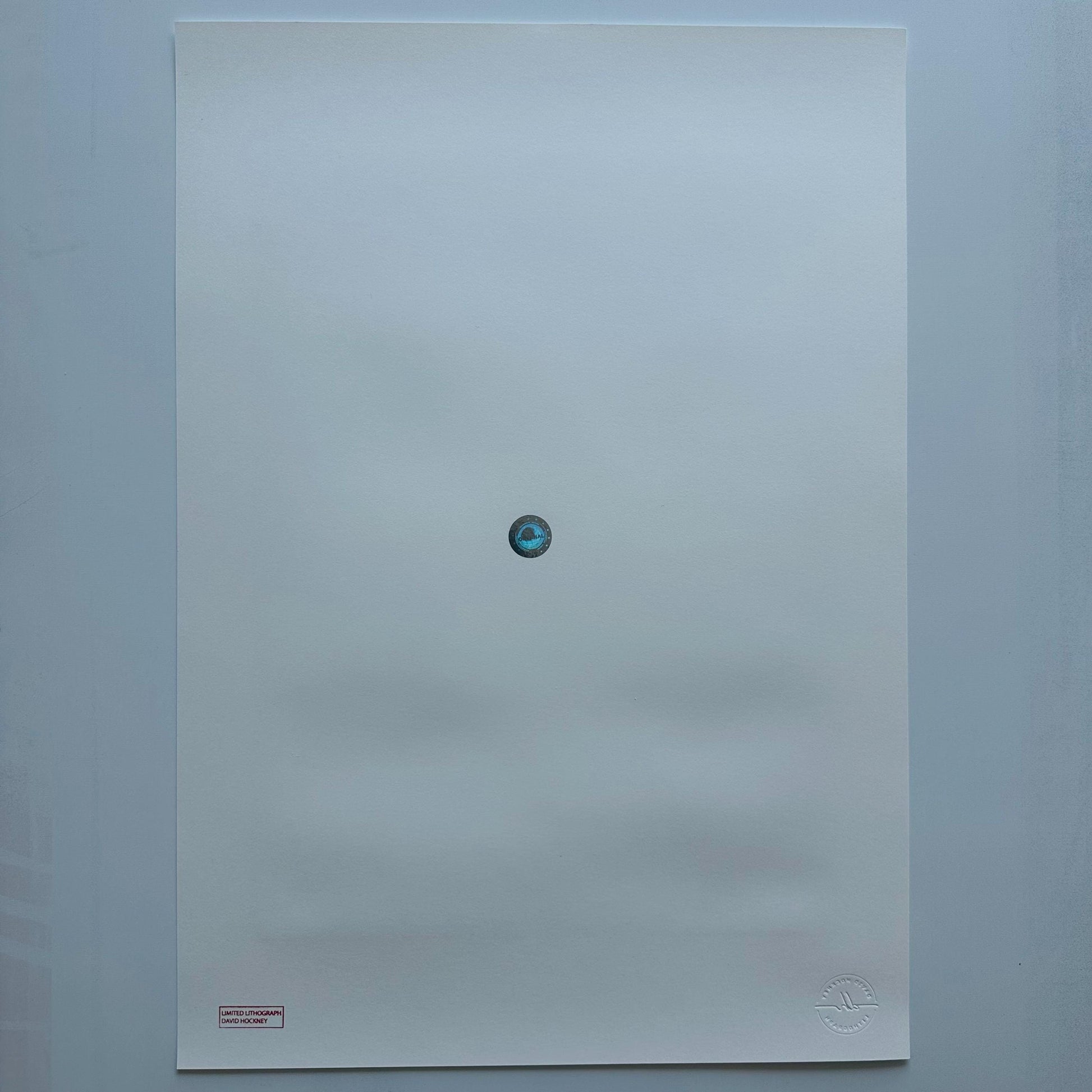 Genummerde editie DAVID HOCKNEY - Bos met 4 bomen - Certificaat - Limited lithografie - muurdecoratie - after