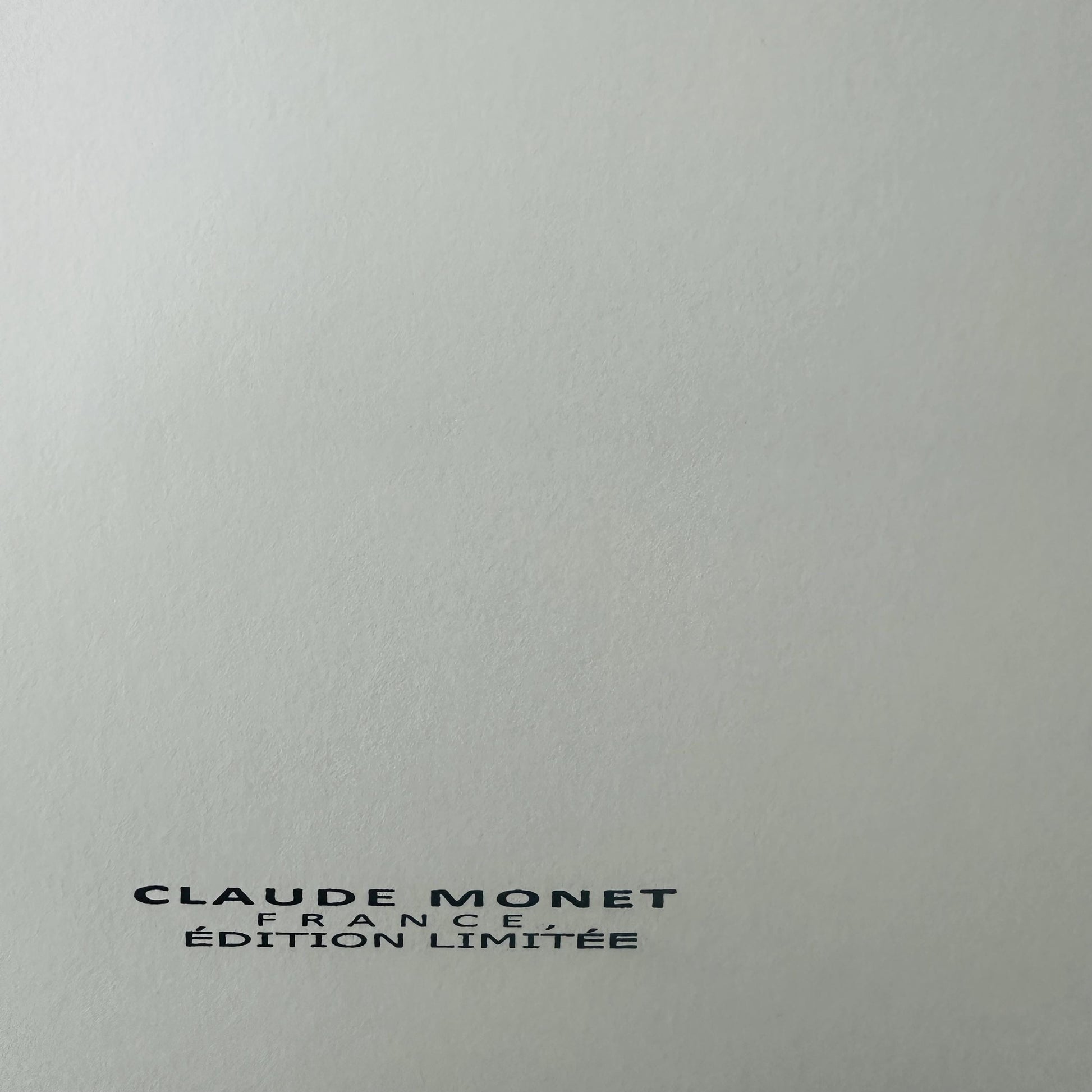 Genummerde editie Claude Monet," Kind en vrouw met paraplu- Certificaat - kunstdecoratie - unieke kunst lithograph after