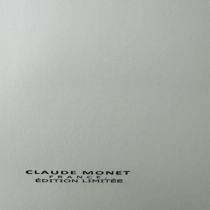 Genummerde editie Claude Monet," Kind en vrouw met paraplu- Certificaat - kunstdecoratie - unieke kunst lithograph after