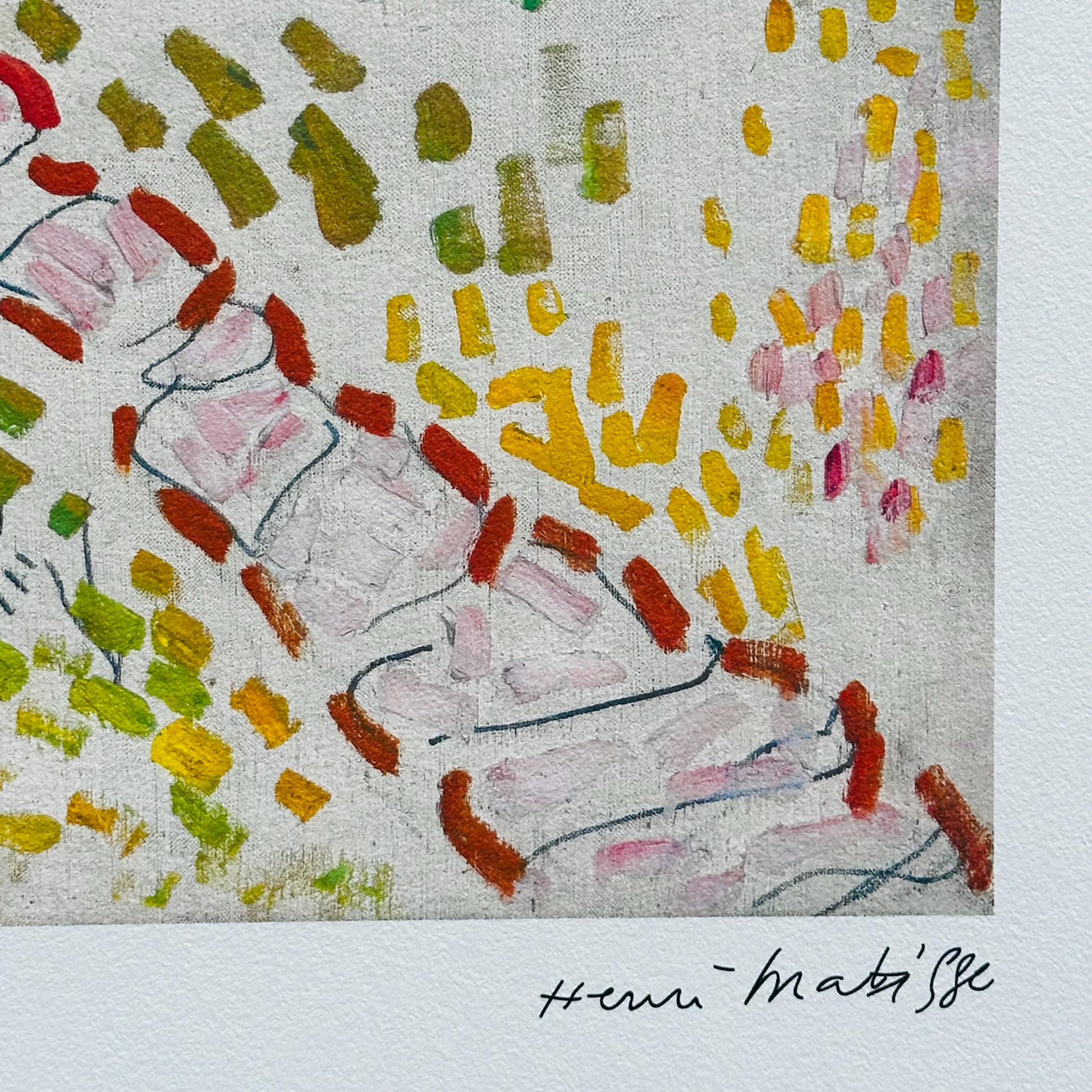 Genummerde editie HENRI MATISSE "Oliviers à collioure" Gesigneerd - Certificaat - Limited lithografie - Franse kunstenaar - after