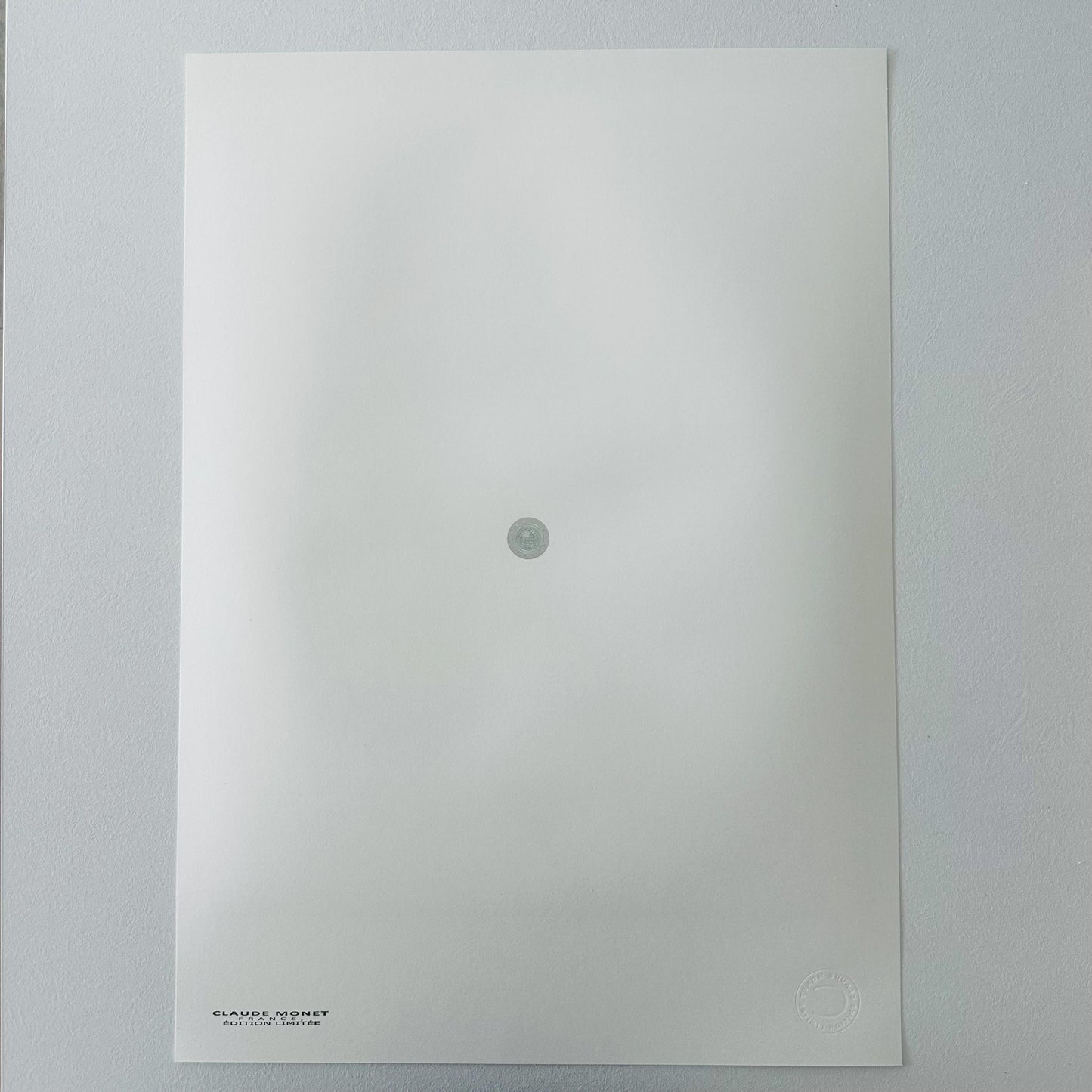 Genummerde editie Claude Monet," vrouw met paraplu- Certificaat - kunstdecoratie - unieke kunst lithograph after