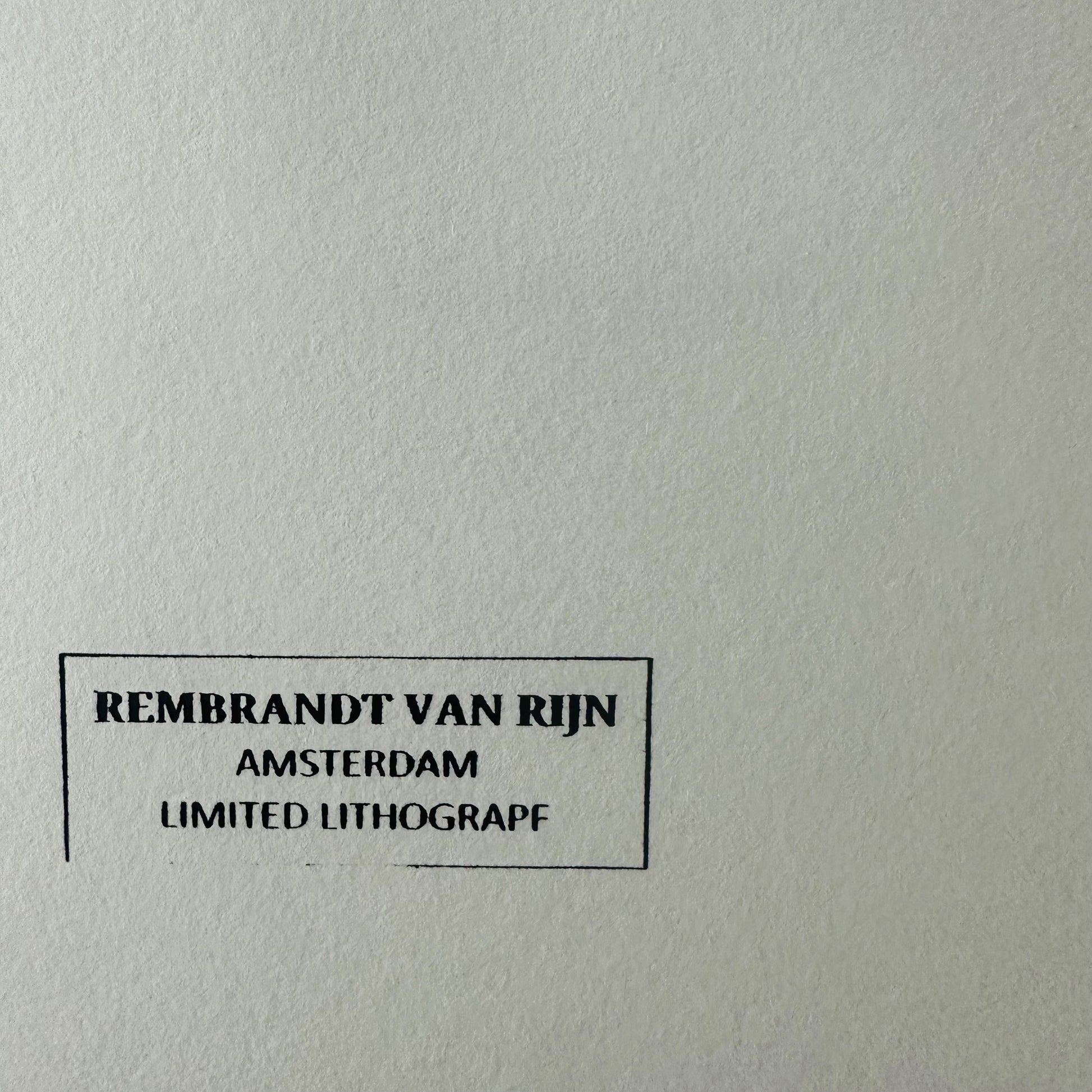 Genummerde editie REMBRANDT VAN RIJN "De nachtwacht" Gesigneerd - Certificaat - Limited lithografie - Nederlandse kunstenaar - after