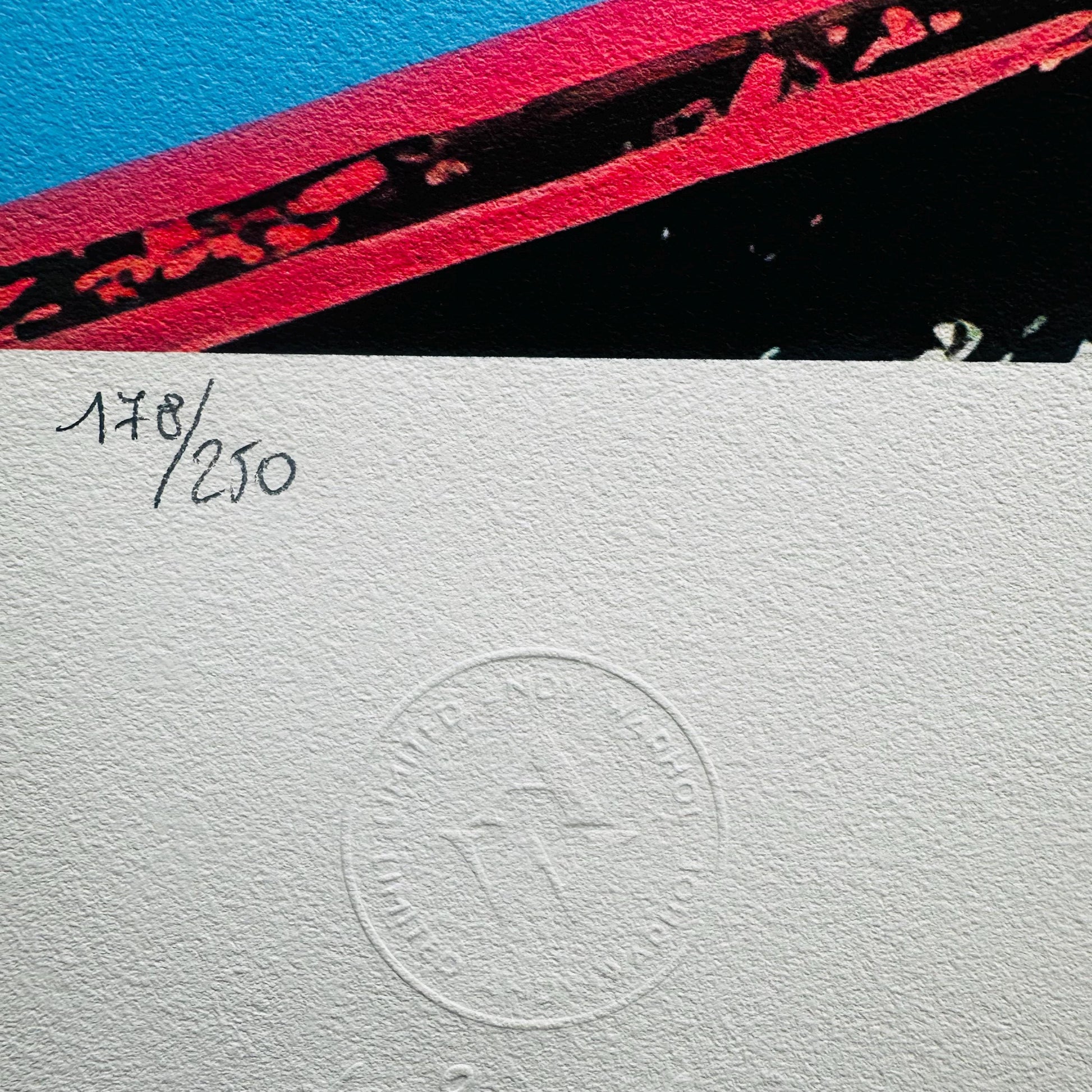 Genummerde editie ANDY WARHOL Shah of Iran Gesigneerd - Certificaat - Leo Castelli - Pop art -- lithograph after