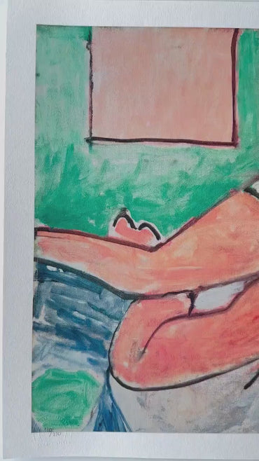 Genummerde editie HENRI MATISSE Nu au peignoir Gesigneerd - Certificaat - Limited lithografie  - Franse kunstenaar -