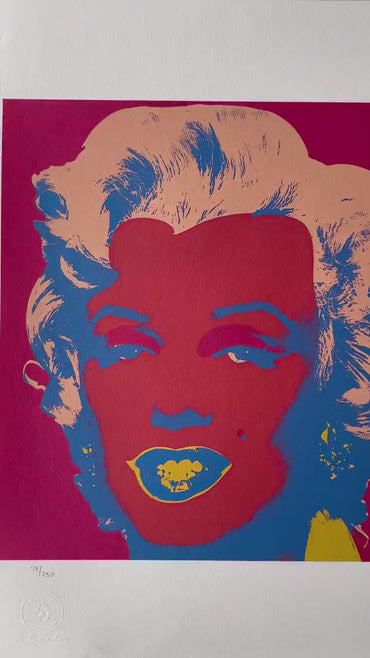 Genummerde editie ANDY WARHOL Marilyn Monroe Gesigneerd - Certificaat - Leo Castelli - Pop art -- lithograph