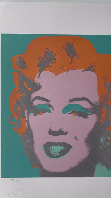 Genummerde editie ANDY WARHOL Marilyn Monroe Gesigneerd - Certificaat - Leo Castelli - Pop art -- lithograph