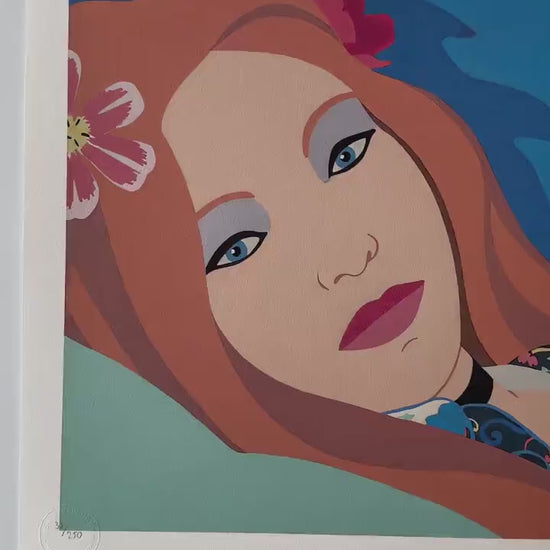 Genummerde editie TOM WESSELMANN Lulu - Certificaat - Limited lithografie  - Pop art --